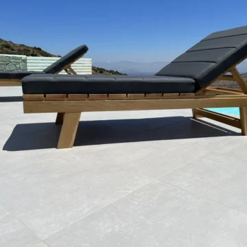 Minimally designed sunbeds